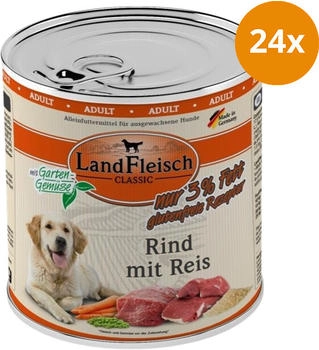 Landfleisch Dog Pur Rind & Reis extra mager 800 g