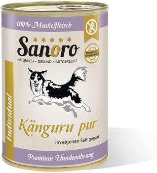 Sanoro Pures Muskelfleisch vom Känguru 12 x 400g