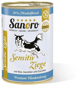 Sanoro Sensitiv Ziege mit BIO-Gemüse 12 x 400g