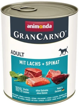 Animonda Dog GranCarno Adult mit Lachs & Spinat 6 x 800g Animonda Dog GranCarno Adult mit Lachs & Spinat 6 x 800g