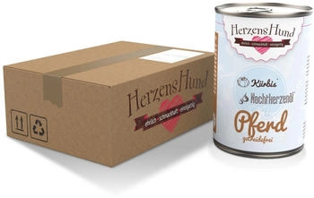 HerzensHund Pferd mit Kürbis getreidefrei 6 x 800g