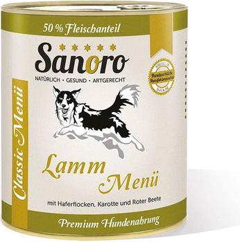 Sanoro Classic vom Lamm mit 50% Fleischanteil 6 x 800g