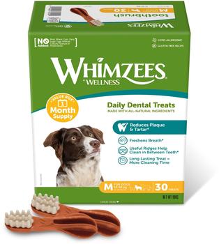 Whimzees by Wellness Monthly Toothbrush Box Gr. M 30 Stk.