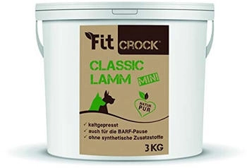 cdVet Fit-Crock Classic Mini Trockenfutter mit Lamm 3kg