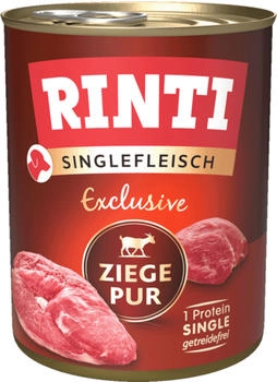 Rinti Singlefleisch Exclusive Ziege Pur 12 x 800g