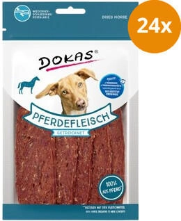 Dokas Dog Pferdefleisch getrocknet 24 x 60 g