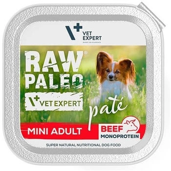VetExpert Raw Paleo Pate Mini Adult Beef 150g