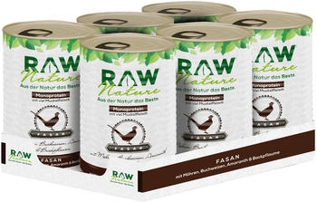 RAW Nature Fasan Monoprotein & glutenfrei 6x400g