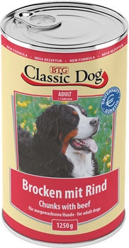 BTG Classic Dog Brocken mit Rind 12 x 1250 g