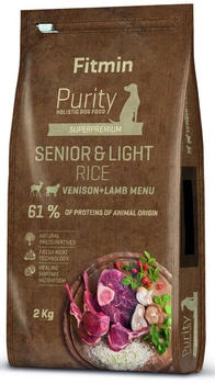 Fitmin Purity Rice Senior & Light Venison & Lamb 2kg