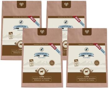 Lakefields Trockenfutter Lamm 68% 4 x 1kg