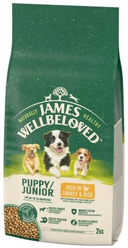 James Wellbeloved Junior reich an Pute und Reis 2 kg