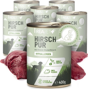 REAVET Hirsch Pur 6 x 400g
