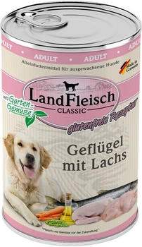 Landfleisch Dog Classic Geflügel mit Lachs 400 g