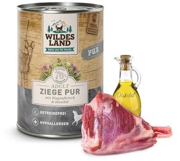 Wildes Land Pur Adult Ziege mit Distelöl 6 x 400 g