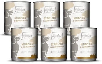 MjAMjAM Premium Nassfutter delikates Pferd an gedämpften Kartoffeln (6 x 800g)