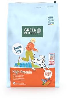 Green Petfood InsectDog High Protein mit Insekten & Lachs (7,5 kg)