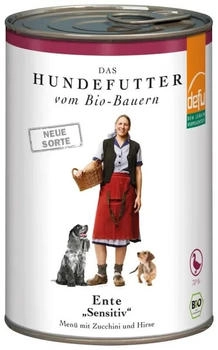 defu Nassfutter Hund Ente Sensitiv bio 410g