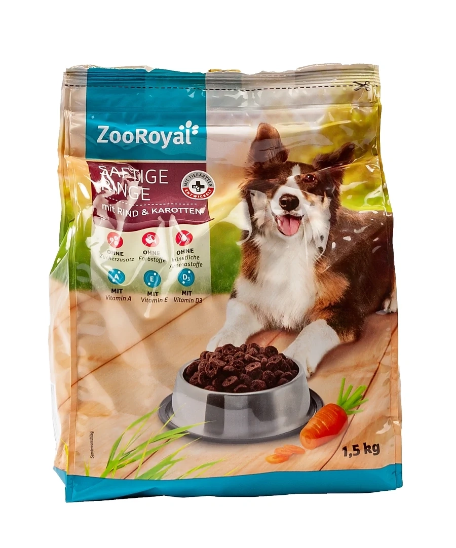 Zooroyal Saftige Ringe mit Rind & Karotten
