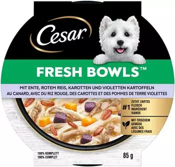 Cesar Fresh Bowls Ente in Sauce (10 x 85 g)
