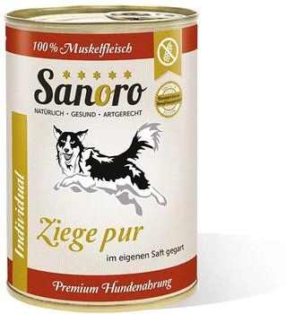 Sanoro Pures Ziegen Muskelfleisch 12x400g
