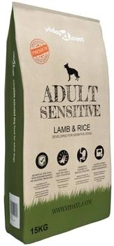vidaXL Sensitive lamb rice dry dog food (15 kg)