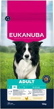 Eukanuba Trockenfutter mit frischem Huhn für mittelgroße Rassen 15 kg