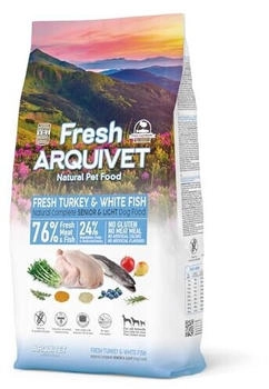 Arquivet Fresh Senior Light Cibo semi-umido per senior Tacchino e pesce bianco 10 kg