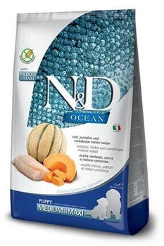 Farmina Dog N&D Ocean Puppy Medium/Maxi &rarr; Merluzzo e Zucca - 2,5 / 12 kg - Cani