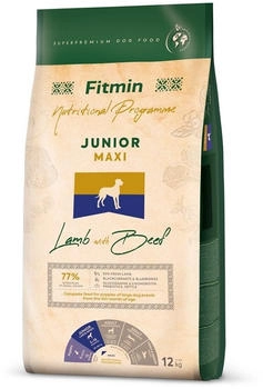 Fitmin Maxi Junior Lamb with Beef Hundetrockenfutter 12kg