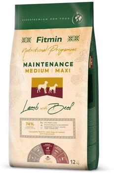 Fitmin Dog Medium Maxi Maintenance Lamb with Beef Hundetrockenfutter 12kg