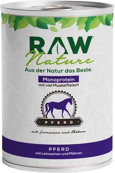 RAW Nature Nassfutter Pferd mit Leinsamen 400g