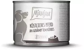 MjAMjAM Dog Pferd an ged&auml;mpften K&uuml;rbis 6 x 200 g