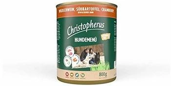 Christopherus Hundemenü mit Wildschwein, Süßkartoffel und Cranberry (9110095)