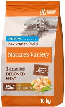 Nature's Variety Healthy Grains Puppy Medium Maxi chicken dry puppy food (10 kg)