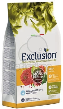 Exclusion Mediterraneo Monoprotein Formula Small Breed Trockenfutter Rind 2 kg