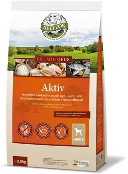 Bellfor f&uuml;r sportliche Hunde PREMIUM PUR Aktiv 2,5 kg