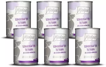 MjAMjAM schmackhafter Truthahn an leckeren Möhrchen 6x400g
