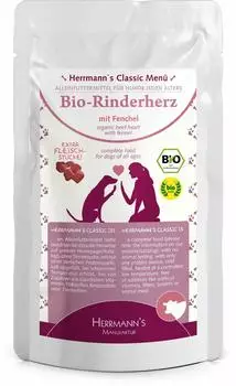 Herrmann's Herrmann's Bio-Rinderherz mit Fenchel Classic 130 g