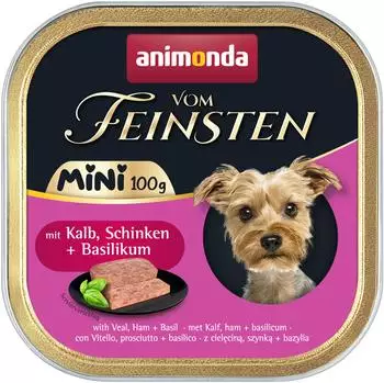 Animonda Adult Mini Kalb, Schinken + Basilikum 32x100g