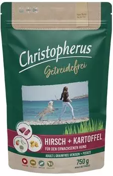 Christopherus Getreidefrei Hirsch & Kartoffel 750 g