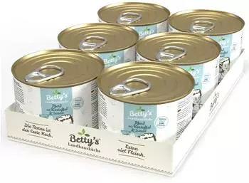 Betty's Landhausküche Pferd & Kartoffel & Distelöl 6x200 g