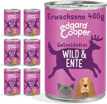 Edgard & Cooper Edgard Cooper Nassfutter, 6x400g, Wild & Ente