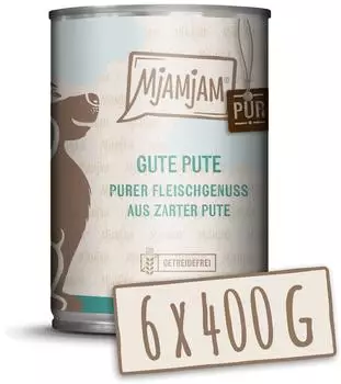 MjAMjAM purer Fleischgenuss gute Pute pur 6x400g