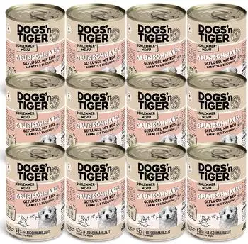 Dogs'n Tiger Dogs'n Tiger Grünschnabel 12x400 g