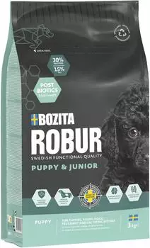 Bozita Robur Puppy & Junior Huhn 3 kg