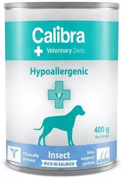 Calibra Dog Hypoallergenic Insect & Salmon 400 g