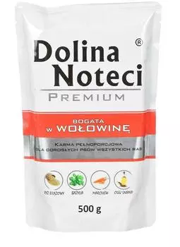 Dolina Noteci PREMIUM reich an Rindfleisch 500g