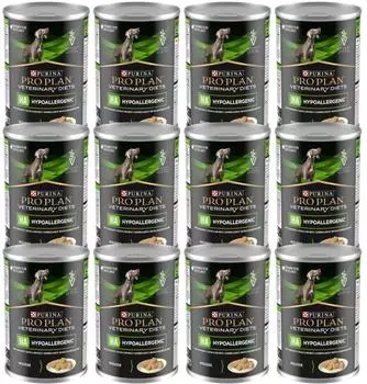 Purina Pro Plan HA Hypoallergenic Diätfuttermittel 12 x 400g