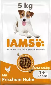 IAMS for Vitality für Hunde kleiner und mittelgroßer Rassen mit frischem Huhn 5 kg